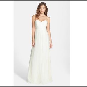 BHLDN Jenny Yoo Ivory Bridesmaid or Wedding Gown